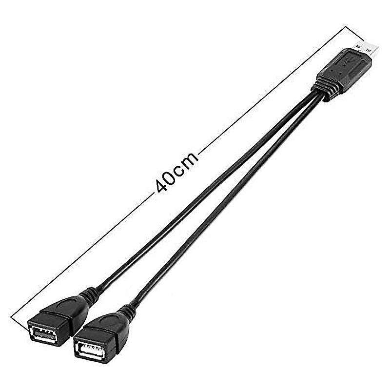 Usb 2.0 A Male to Dual Usb Female Jack Y Splitter Charger Cable