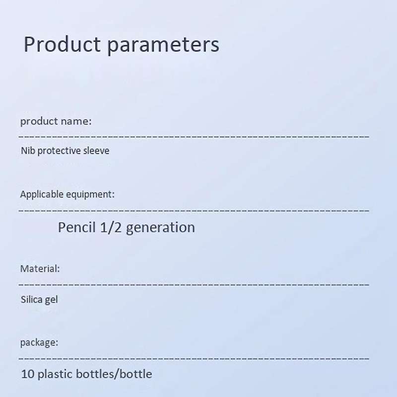 Protective Cover for Apple Pencil 1st 2nd Touchscreen Transparent