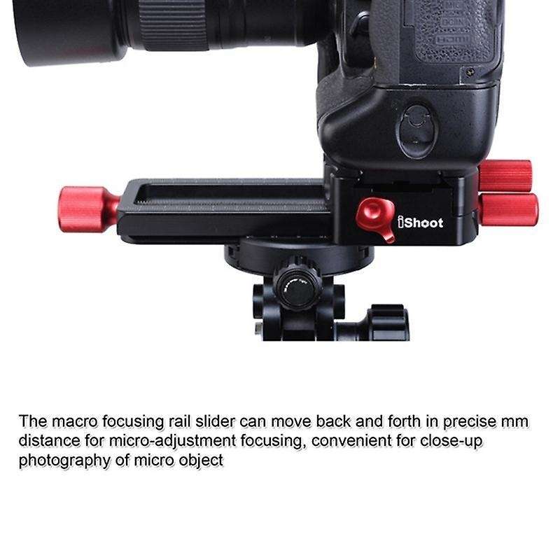 Ishoot 150mm Macro Focusing Rail Slider Close-up Head with Arca-swiss