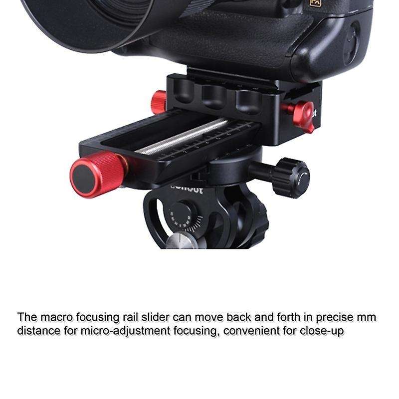 Ishoot 150mm Macro Focusing Rail Slider Close-up Head with Arca-swiss