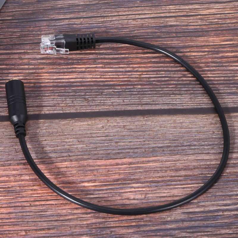 3.5mm Plug Jack to Rj9 for Iphone Headset for Cisco Phone Cable