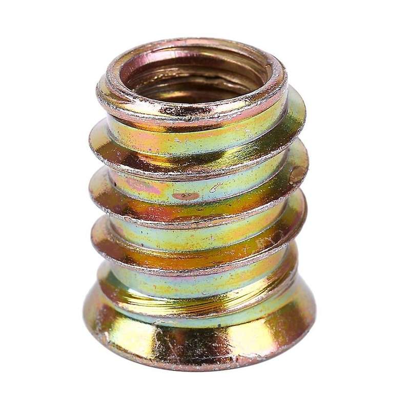 Lot De 5 Insert Filete M10 X 20 Mm Pour Bois