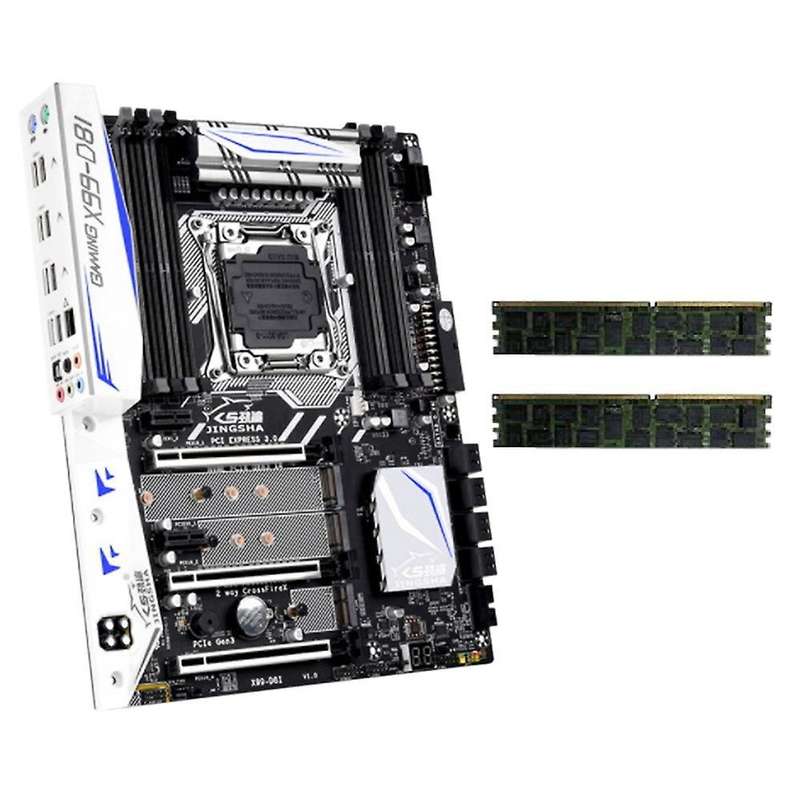 Jingsha X99-d8i Computer Motherboard with 2xddr4 Ecc 8gb 2133mhz Ram