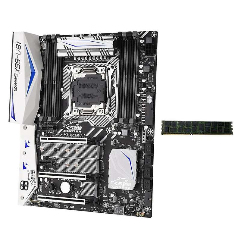 Jingsha X99-d8i Computer Motherboard with Ddr4 Ecc 8gb 2133mhz Ram