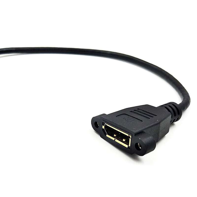 Dp to Dp Cable, 12 Inch / 30cm Right Angle 90 Degree Displayport (dp)