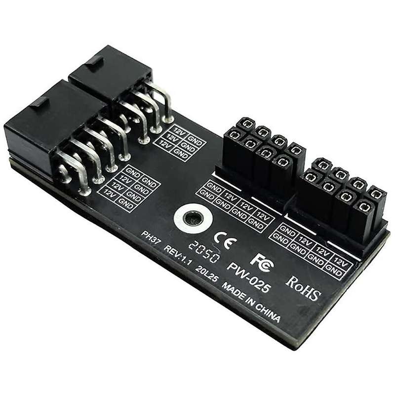 Gpu Vga Dual 8 Pin Pci-e Male to 8 Pin 6 Pin Pci-e Female 180(a Type)