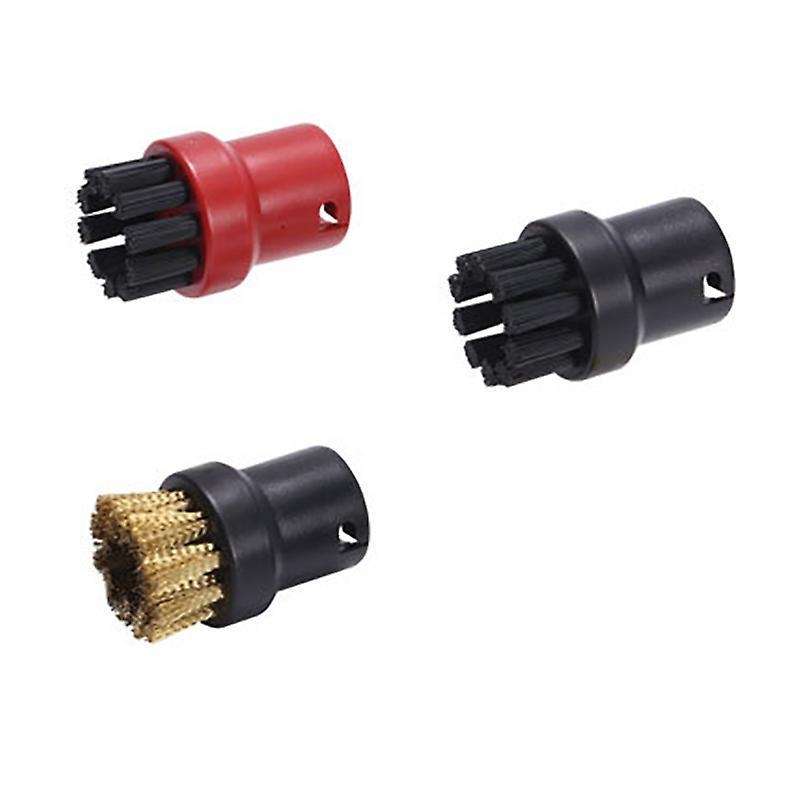 3pcs Nozzle Nylon Brass Bristle Brushes for Karcher Sc1 Sc2 Sc3 Sc4
