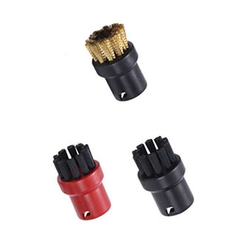 3pcs Nozzle Nylon Brass Bristle Brushes for Karcher Sc1 Sc2 Sc3 Sc4