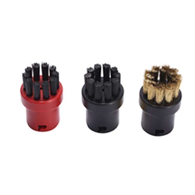 3pcs Nozzle Nylon Brass Bristle Brushes for Karcher Sc1 Sc2 Sc3 Sc4