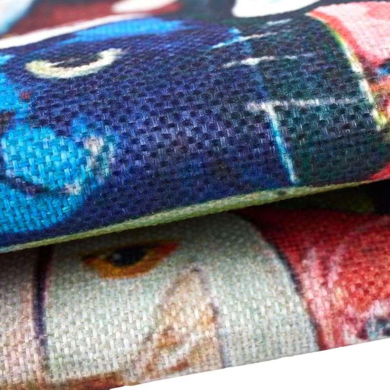 Flax Decorative Pillow Case Cushions 45*45cm Cat Pattern