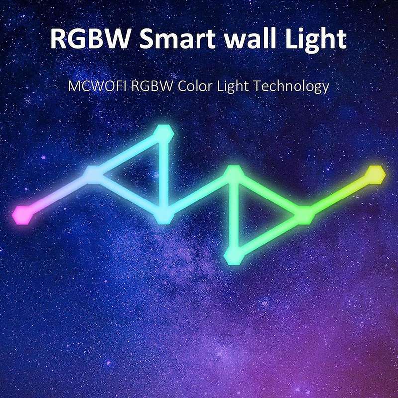 Rgb Wall Light,gaming Lights Strip Work with Alexa and Google