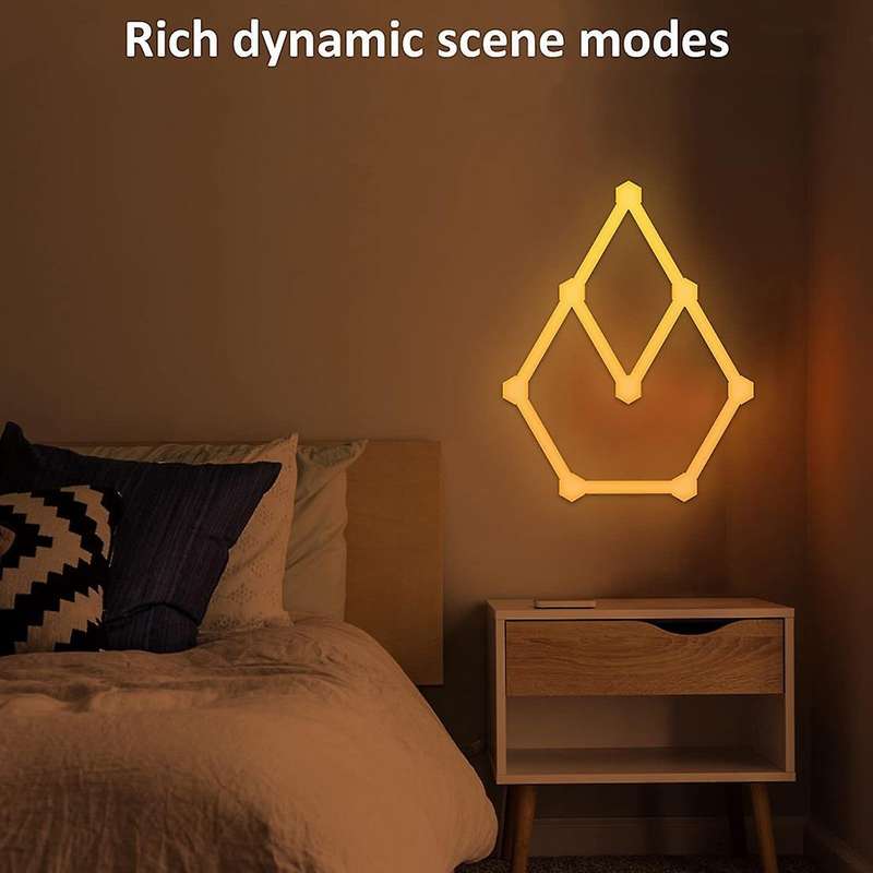 Rgb Wall Light,gaming Lights Strip Work with Alexa and Google