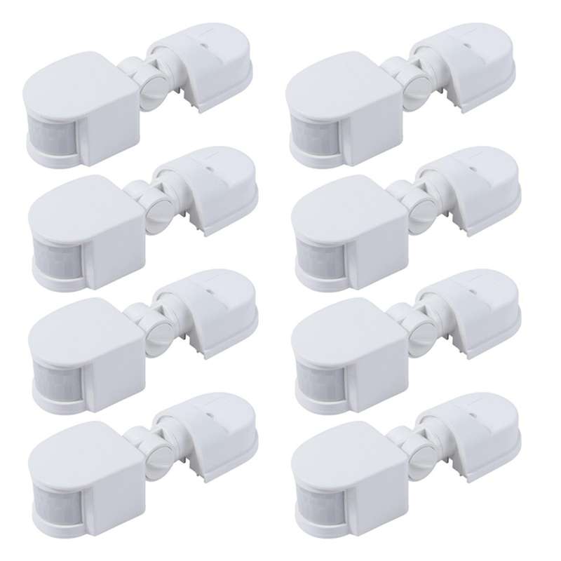 10x Infrared Motion Sensor Ac110v-240v Adjustable Sensor Switch
