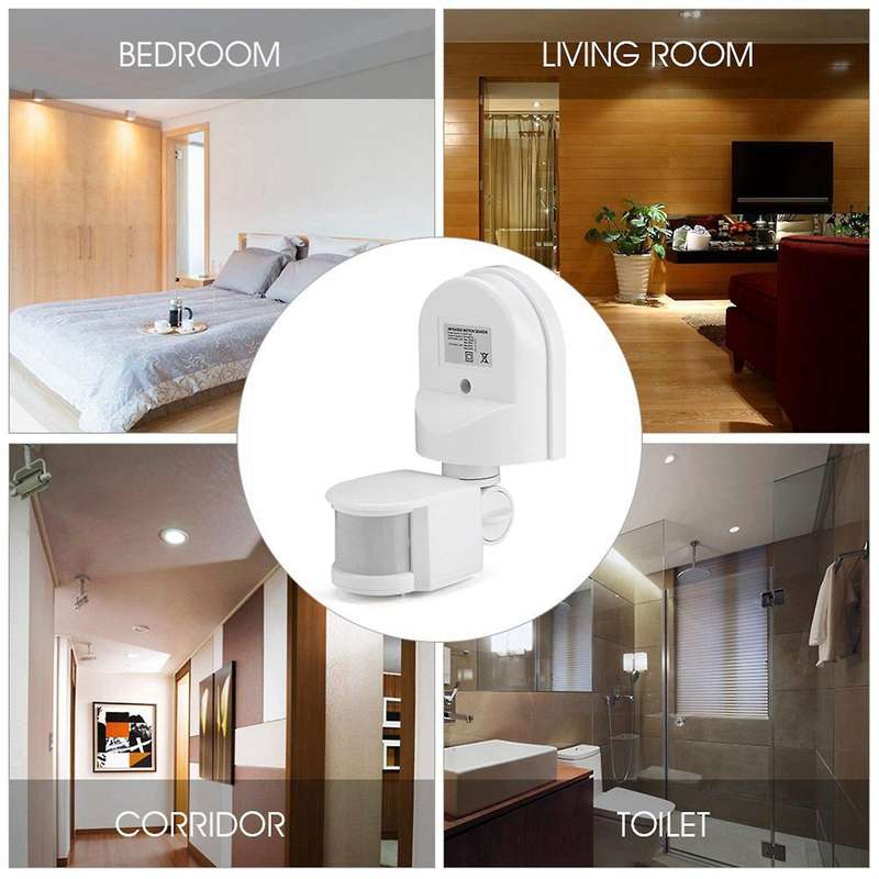 10x Infrared Motion Sensor Ac110v-240v Adjustable Sensor Switch