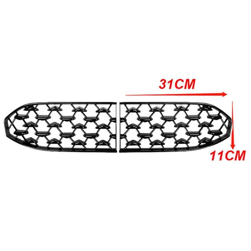 8x Bumper Grille Cover Decoration for Mazda Cx30 Cx-30 2020-2021