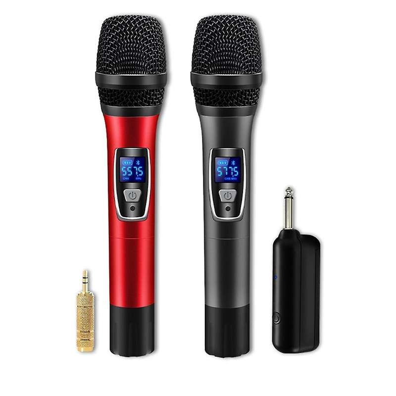 Bluetooth Mic with Rechargeable Receiver for Karaoke Voice Amplifier