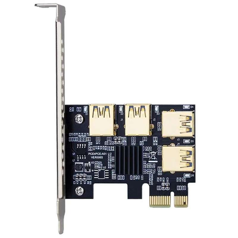 Pcie Pci-e Pci Express Riser Card for Bitcoin Mining 009c Plus,black