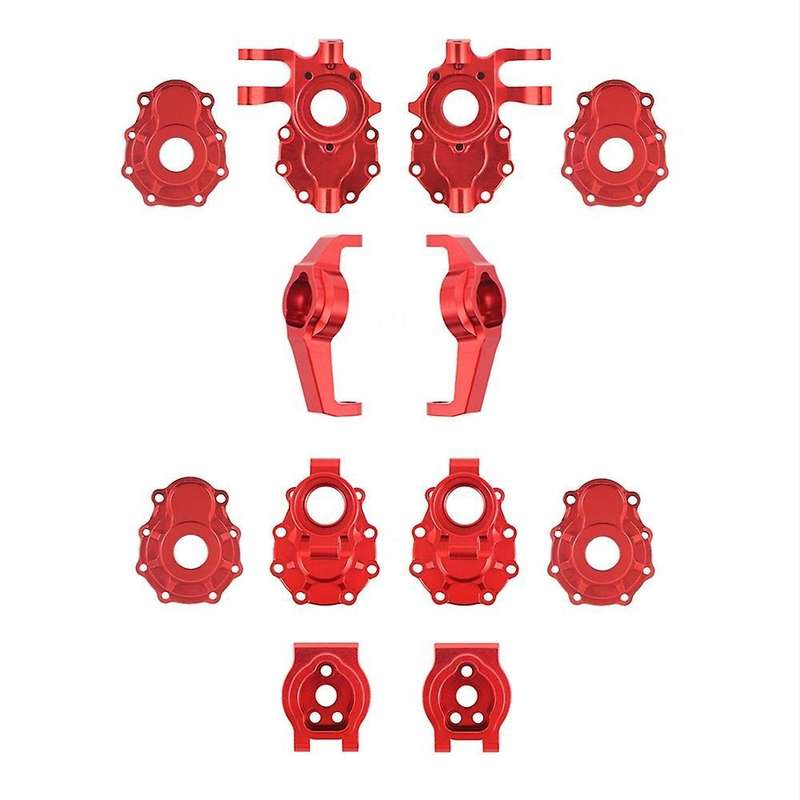 Front & Rear Steering Knuckle C Hub Carrier Set for Traxxas Trx4,1
