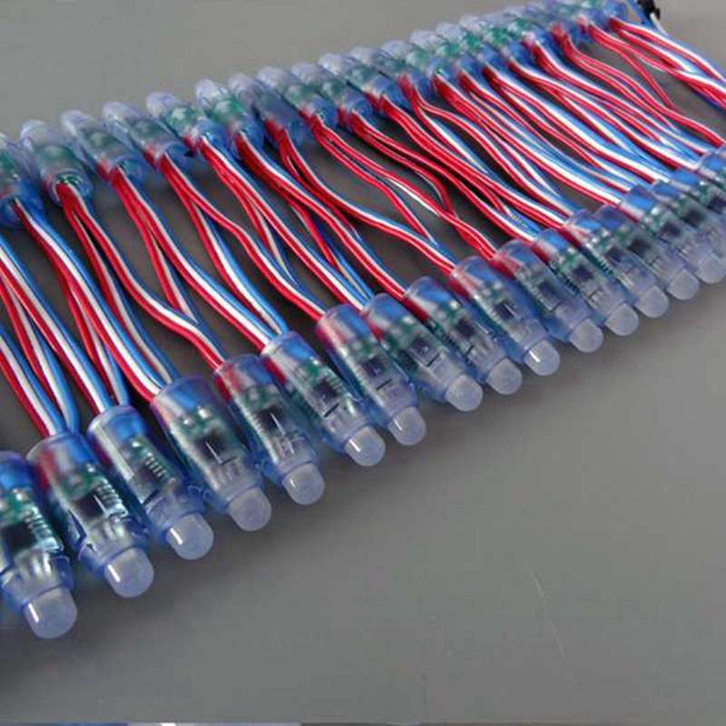 300pcs 12mm Lc1903 Full Color Led Pixel Light Module Dc 5v Ip68