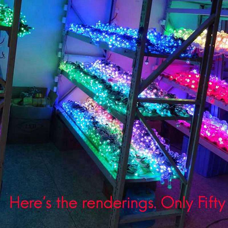 300pcs 12mm Lc1903 Full Color Led Pixel Light Module Dc 5v Ip68