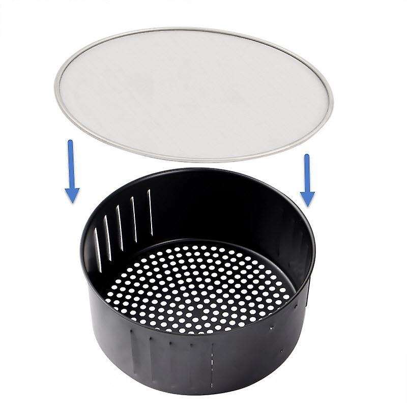 Air Fryer Accessories Stainless Steel Oil Splatter Screen 19cm