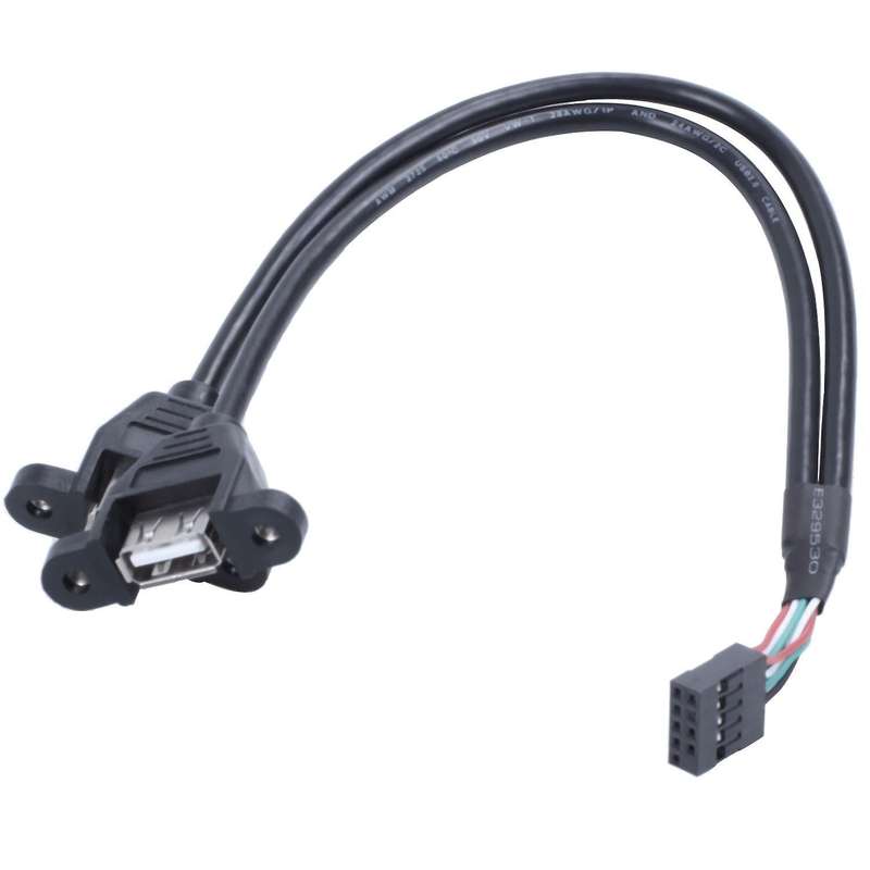 Usb 2.0 A Male to 2 Dual Usb Female Jack Y Splitter Hub Adapter Cable
