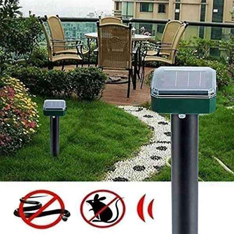 8 Pcs Solar Electronic Snake Repeller for Garden Yard Farm,etc