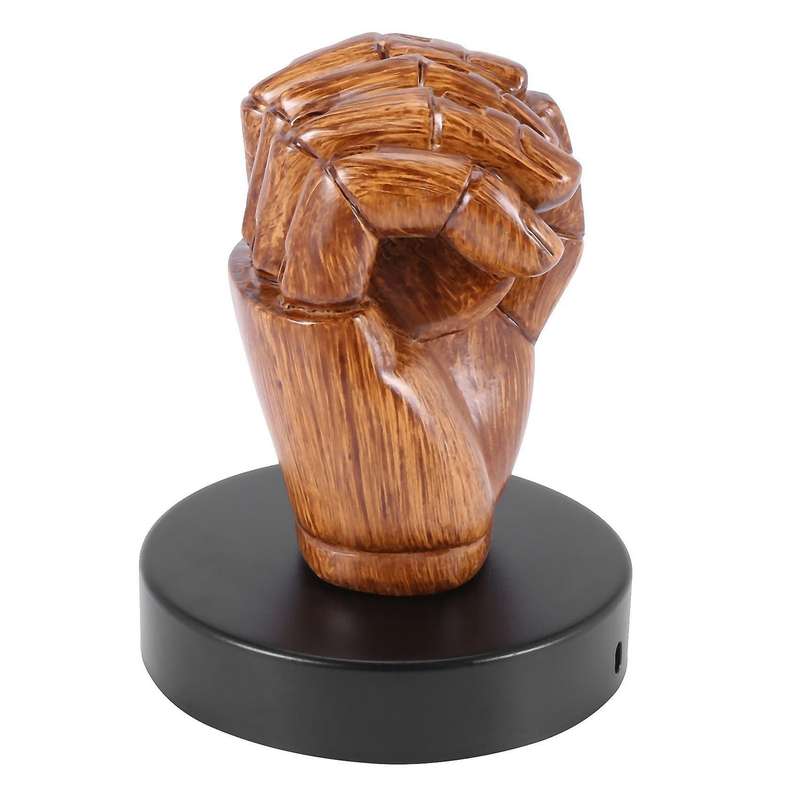 3x Retro Right Hand Fist Resin Wall Lamp Loft E27 Screw Interface