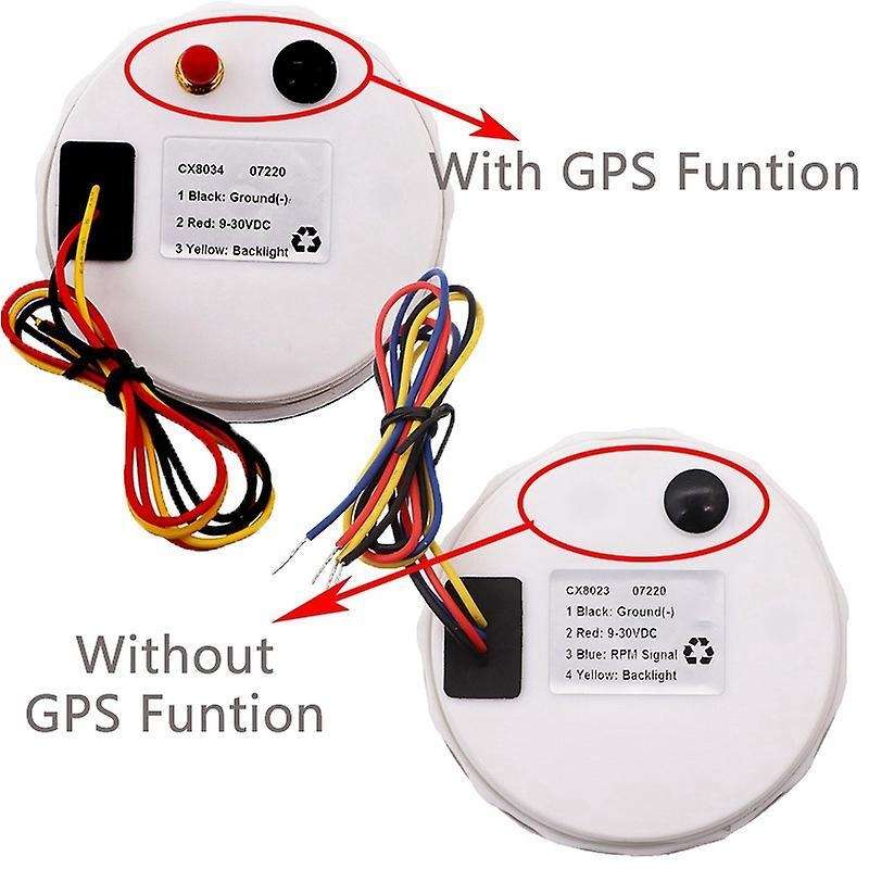 60 Km/h Car Gps Speedometer Gauge with Gps Antenna for Boat Auto