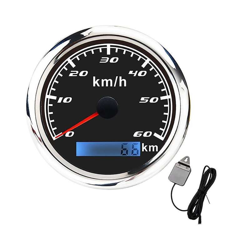 60 Km/h Car Gps Speedometer Gauge with Gps Antenna for Boat Auto