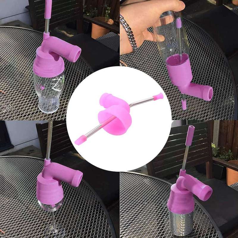 Beer Snorkel Beer Drink Party Slammer Drinking Tools Bar Festivals -d