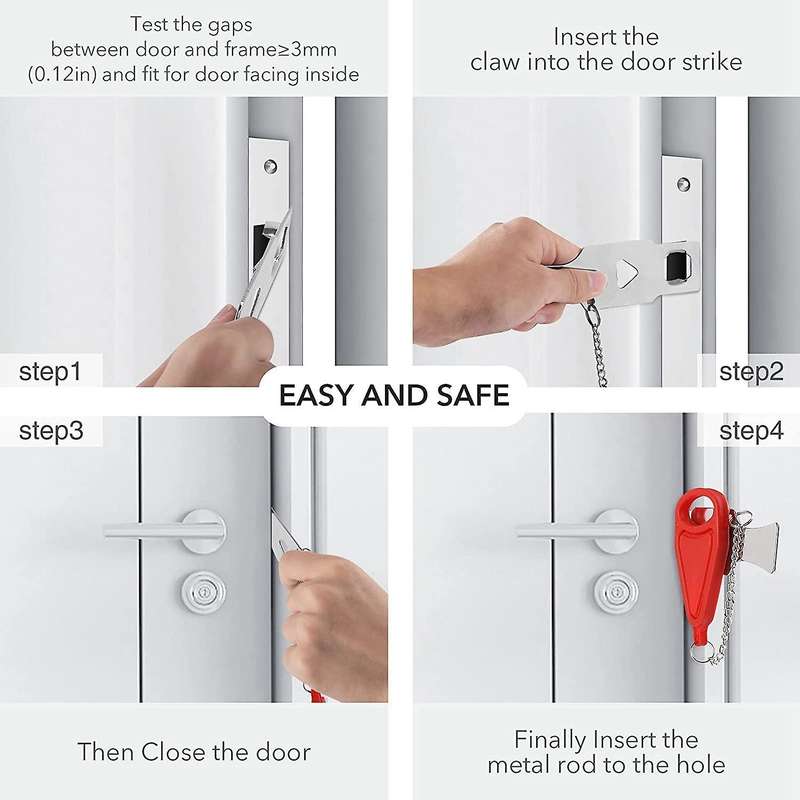 For Travel Door Locks Security Devices Hotel Home School Apartment A
