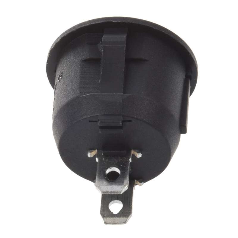 10pcs Ac 6a 10a 250v On Off Snap In Spst Round Boat Rocker Switch