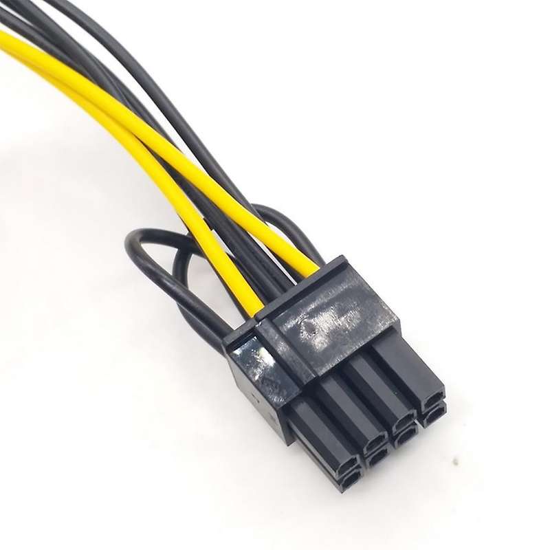 5pcs 15pin Sata Male to 8pin Pci-e Power Cable 20cm for Graphic Card