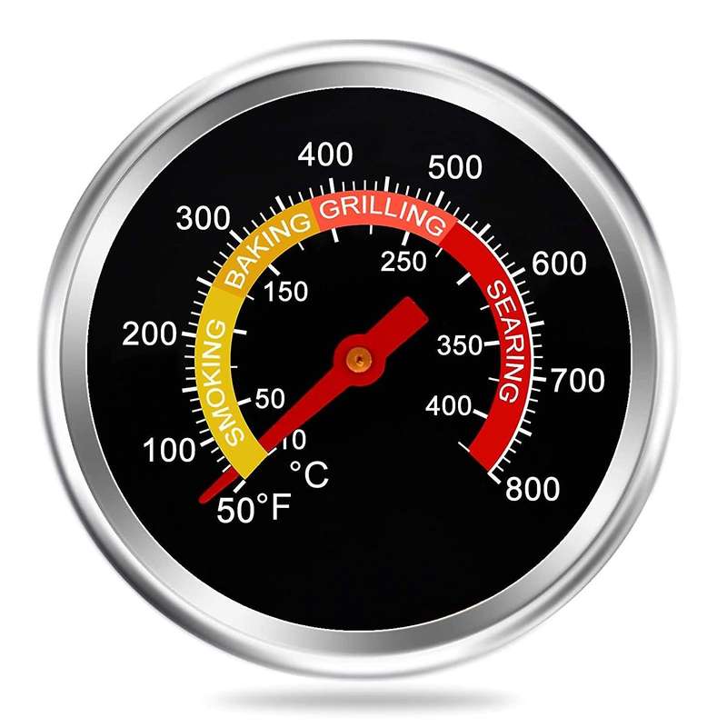 Grill Thermometer Smoker Temperature Gauge Heat Indicator for Cooking