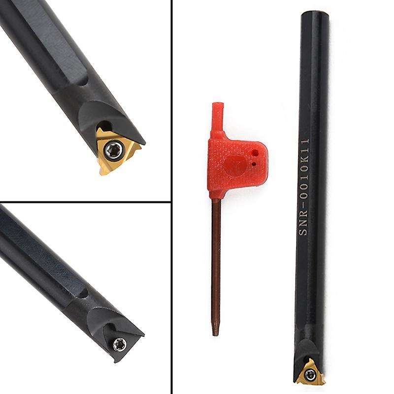 1pc Snr0010k11 Internal Tool Boring Holder+ Wrench + 11ir A60 Insert
