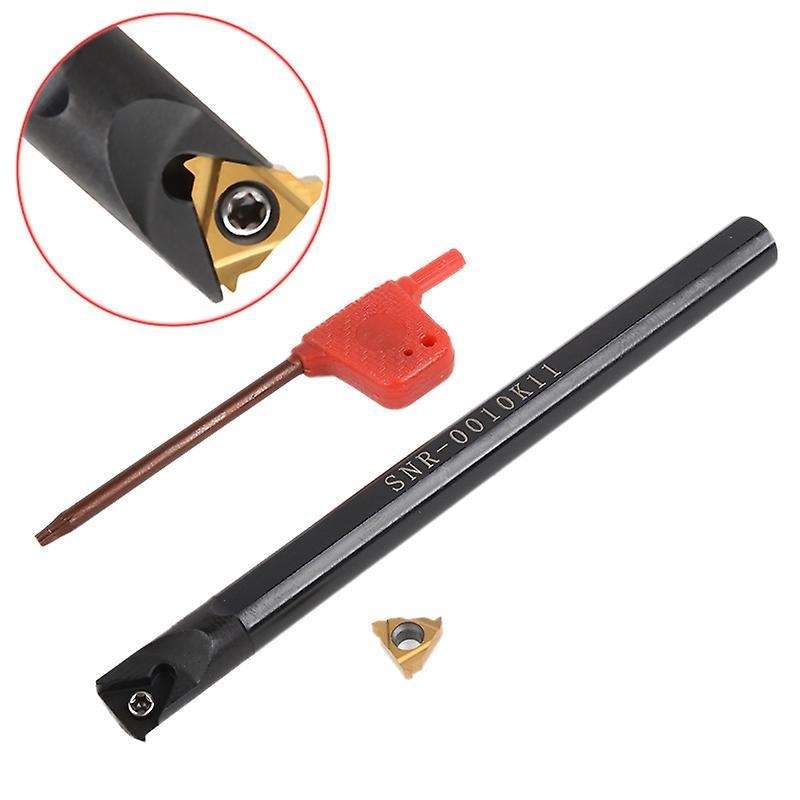 1pc Snr0010k11 Internal Tool Boring Holder+ Wrench + 11ir A60 Insert