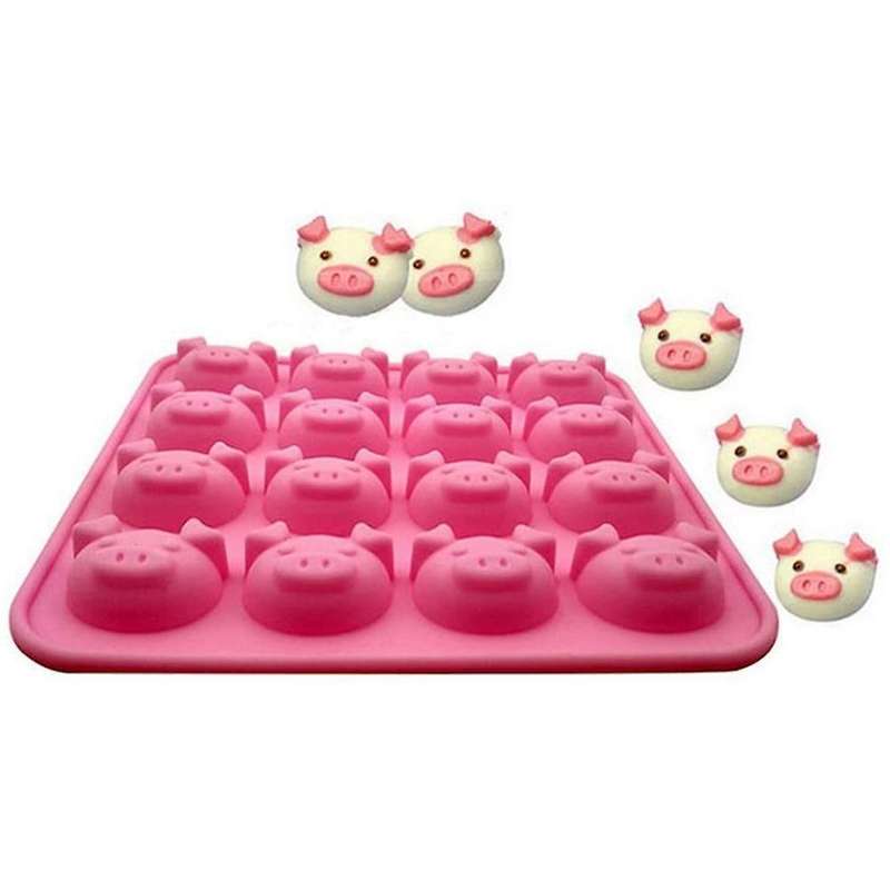 Pig Silicone Baking Mold Muffin Mold Chocolate Mold Manual Diy