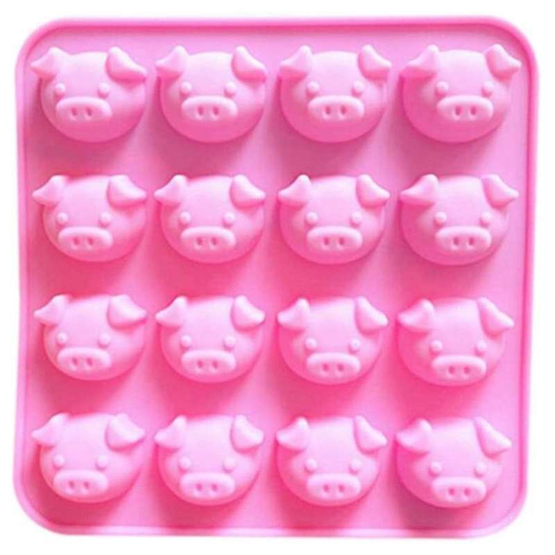 Pig Silicone Baking Mold Muffin Mold Chocolate Mold Manual Diy