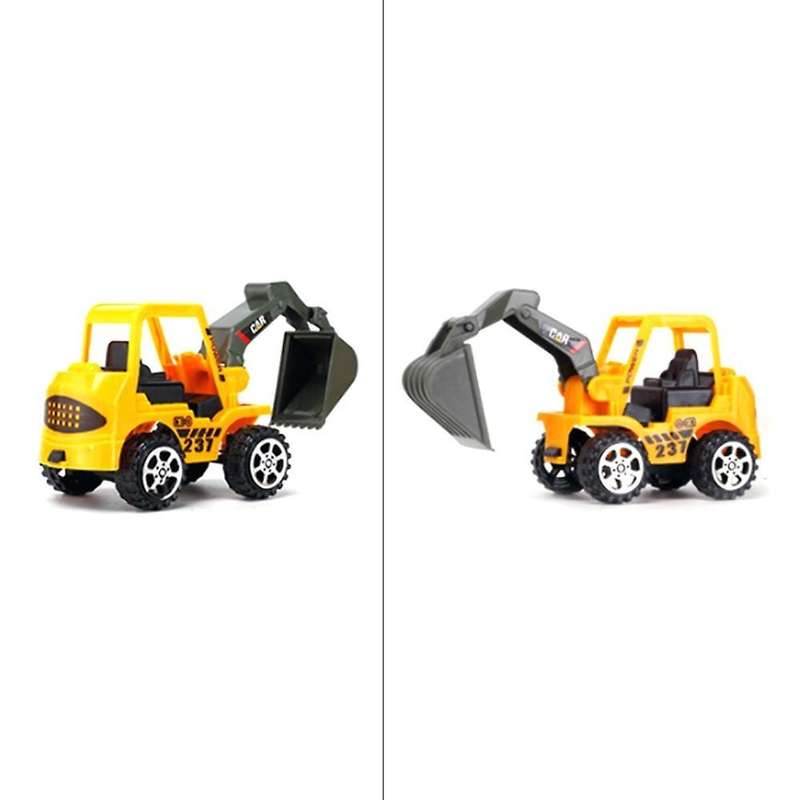 6 Styles /set Plastic Construction Engineering Vehicle Toys for Boys