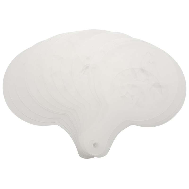 16 Pcs Nw Fashion Cappuccino Coffee Stencils Template Strew Pad Duster Spray