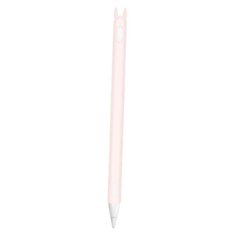 Cute Cat Ear Silicone Nib Cover for Apple Pencil 2(pink)
