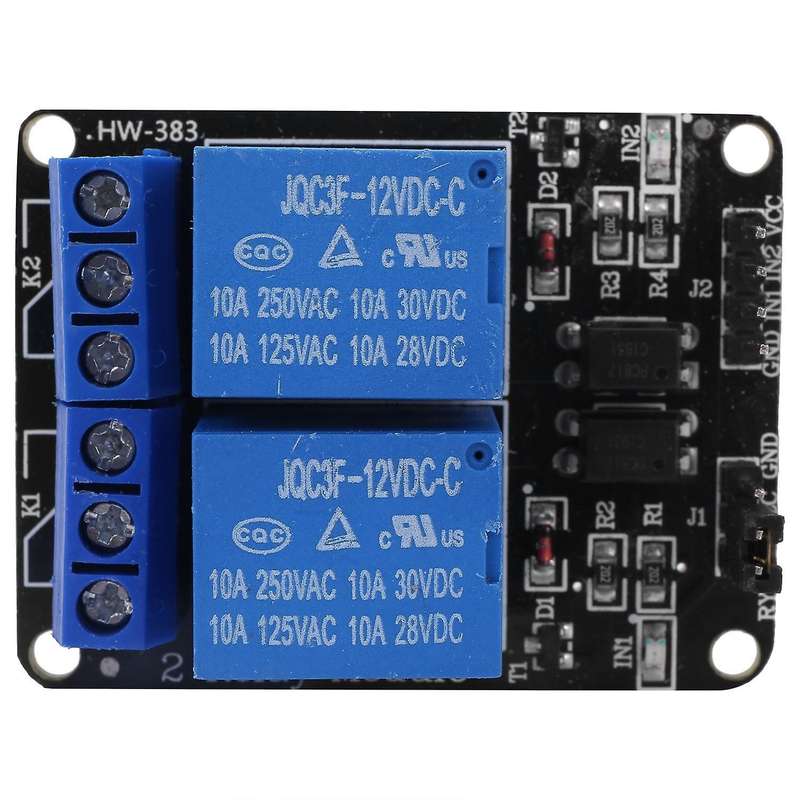 1pcs 12v 2 Channel Relay Module Shield for Arduino Arm Pic Avr Dsp