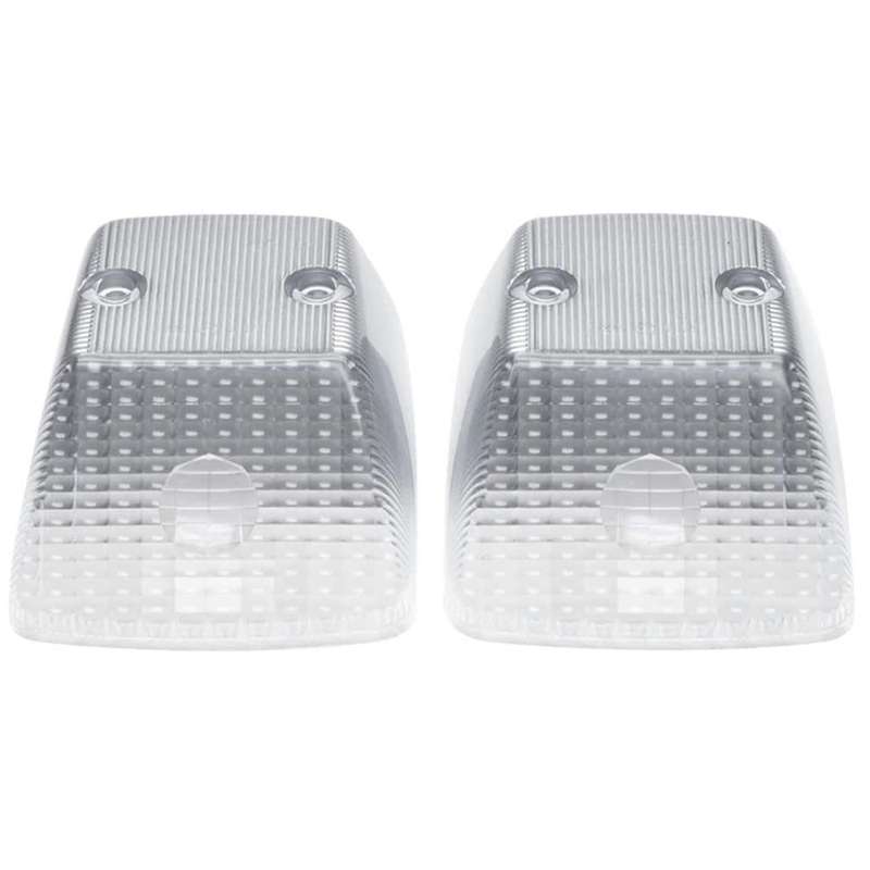 2pcs Car Turn Signal Corner Lamp Lenses Cover for Mercedes Benz