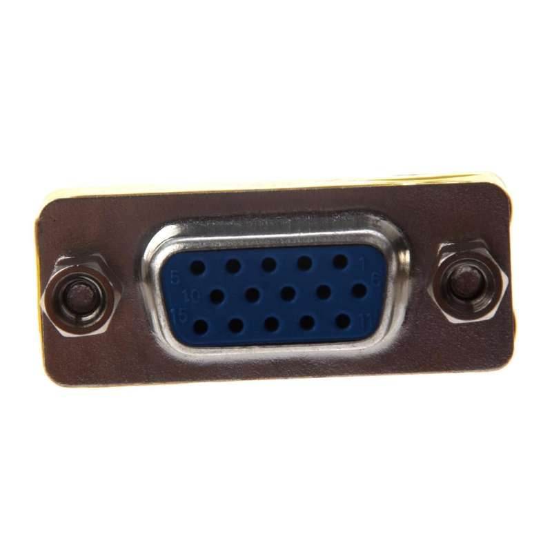 Hd15 (vga) Female / Hd15 (vga) Female, Vga Mini Gender Changer (for Pc)
