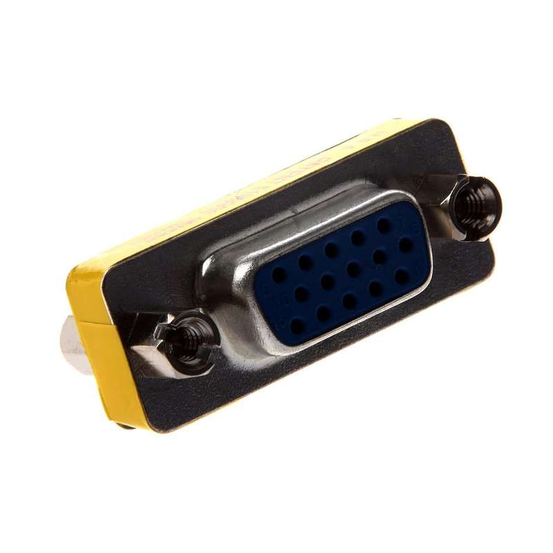 Hd15 (vga) Female / Hd15 (vga) Female, Vga Mini Gender Changer (for Pc)