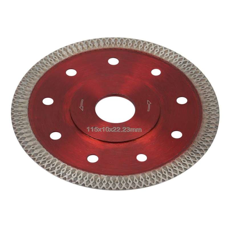 115mm Diamond Dry Cutting Blade Grinder Wheel for Marble Machine Red