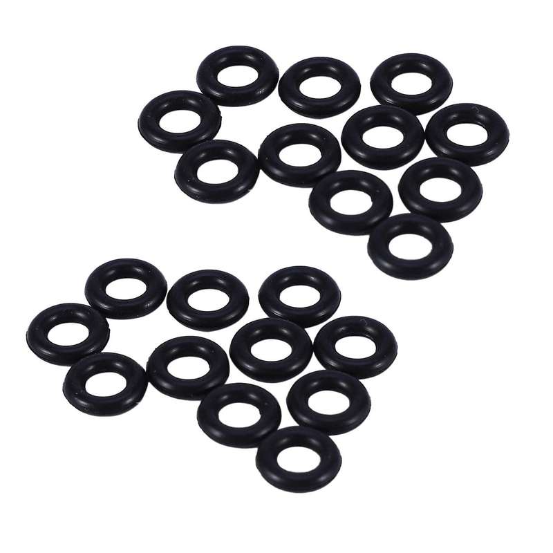 20 Stueck Gummi Oil Seal O Shaped Unterlegscheiben 8x4x2 Mm