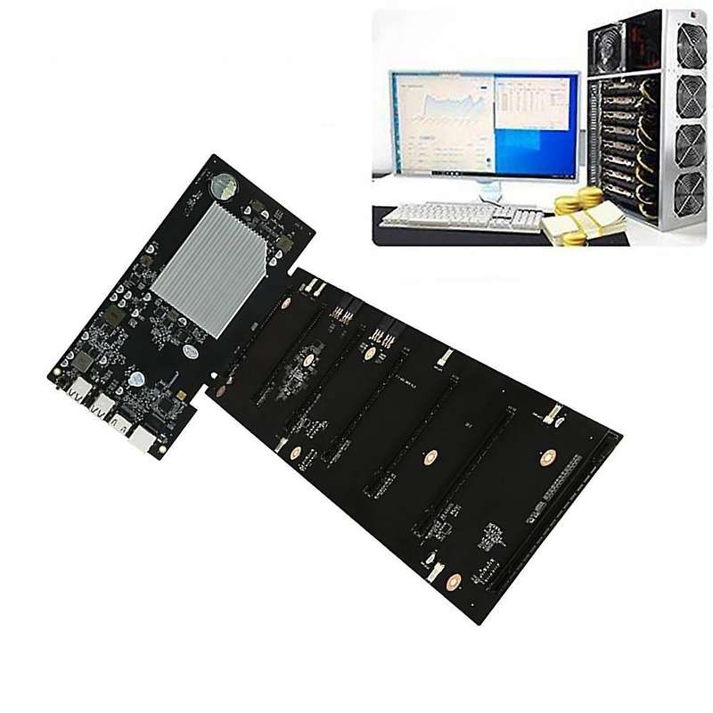 Eth-hsw2 Btc Motherboard with 8g Ddr3 Ram+4x6pin to 8pin Power Cord