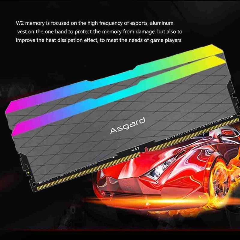 Asgarden Rgb Ddr4 Ram 16gb(8gbx2) 3200mhz High Speed Desktop Memory